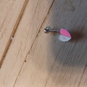 Heart belly ring